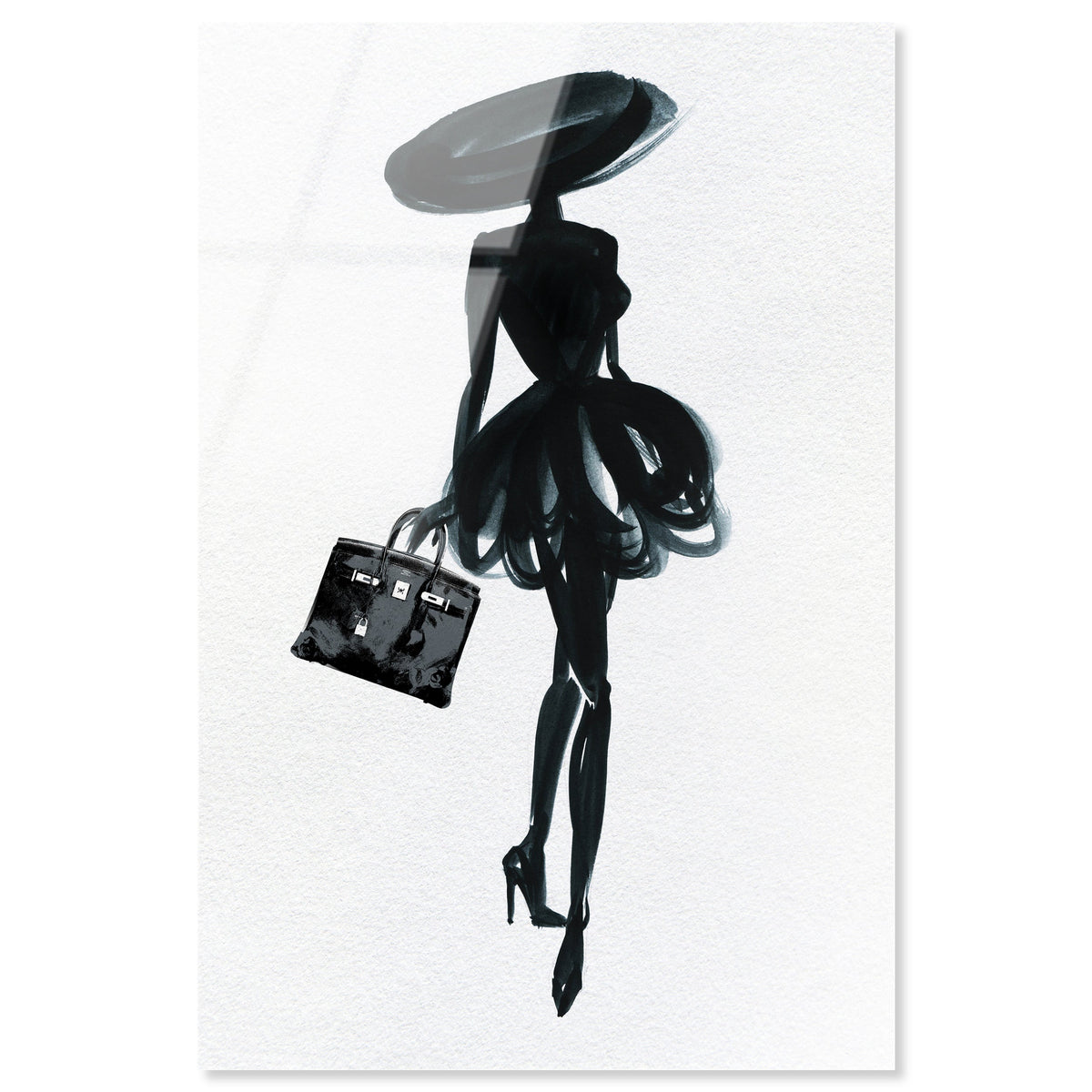 Her and Her Birkin | Fashion and Glam Wall Art by Oliver Gal