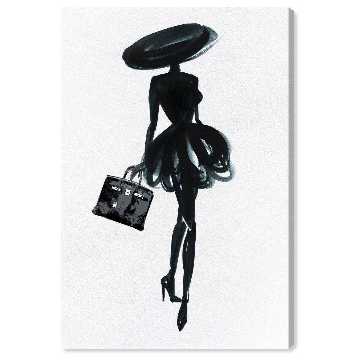 Her and Her Birkin | Fashion and Glam Wall Art by Oliver Gal