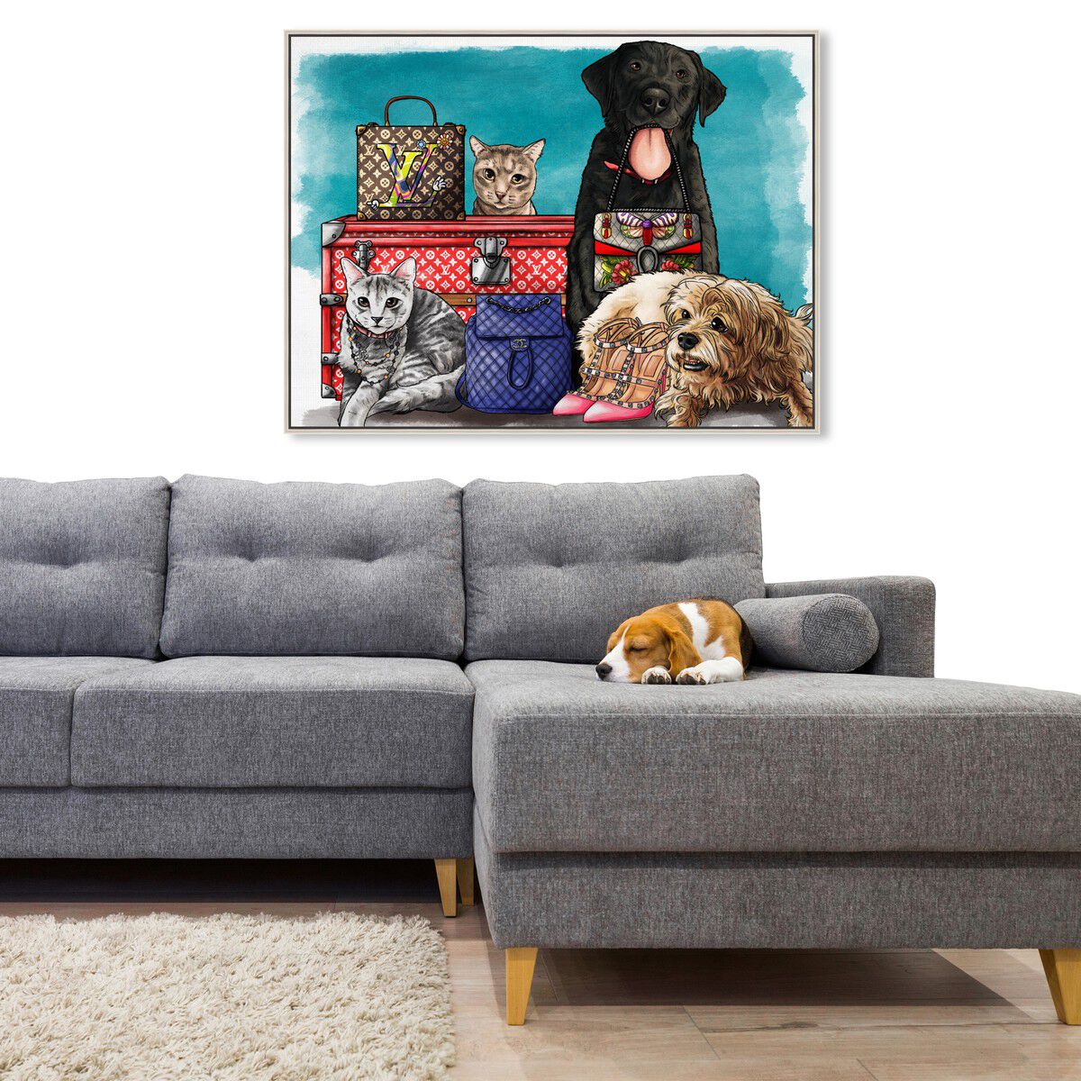 54x36/Framed Canvas/CFL