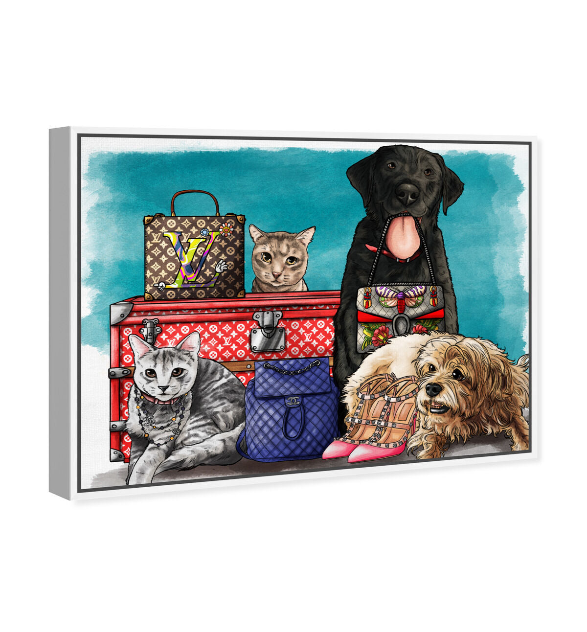 54x36/Framed Canvas/WFL