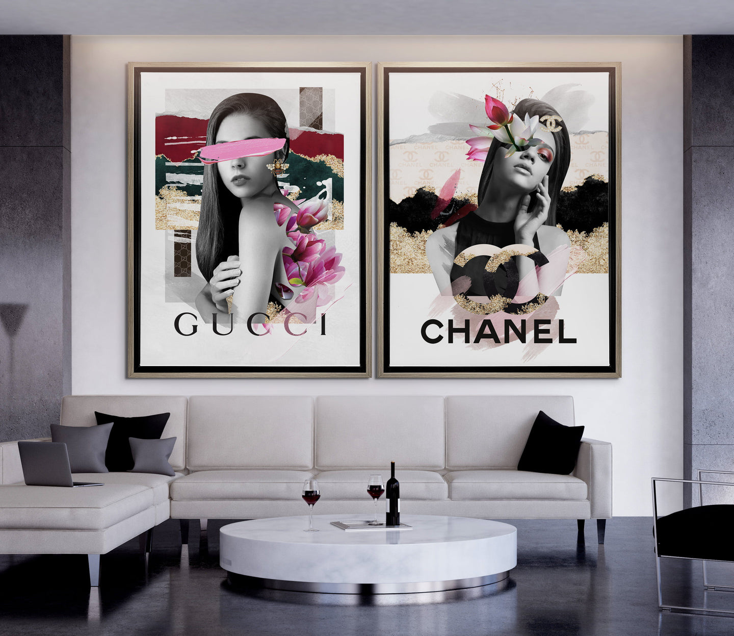Abstract Glamour Girls