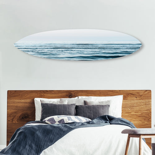 Sea Side Horizon Surfboard | Wall Art by Oliver Gal
