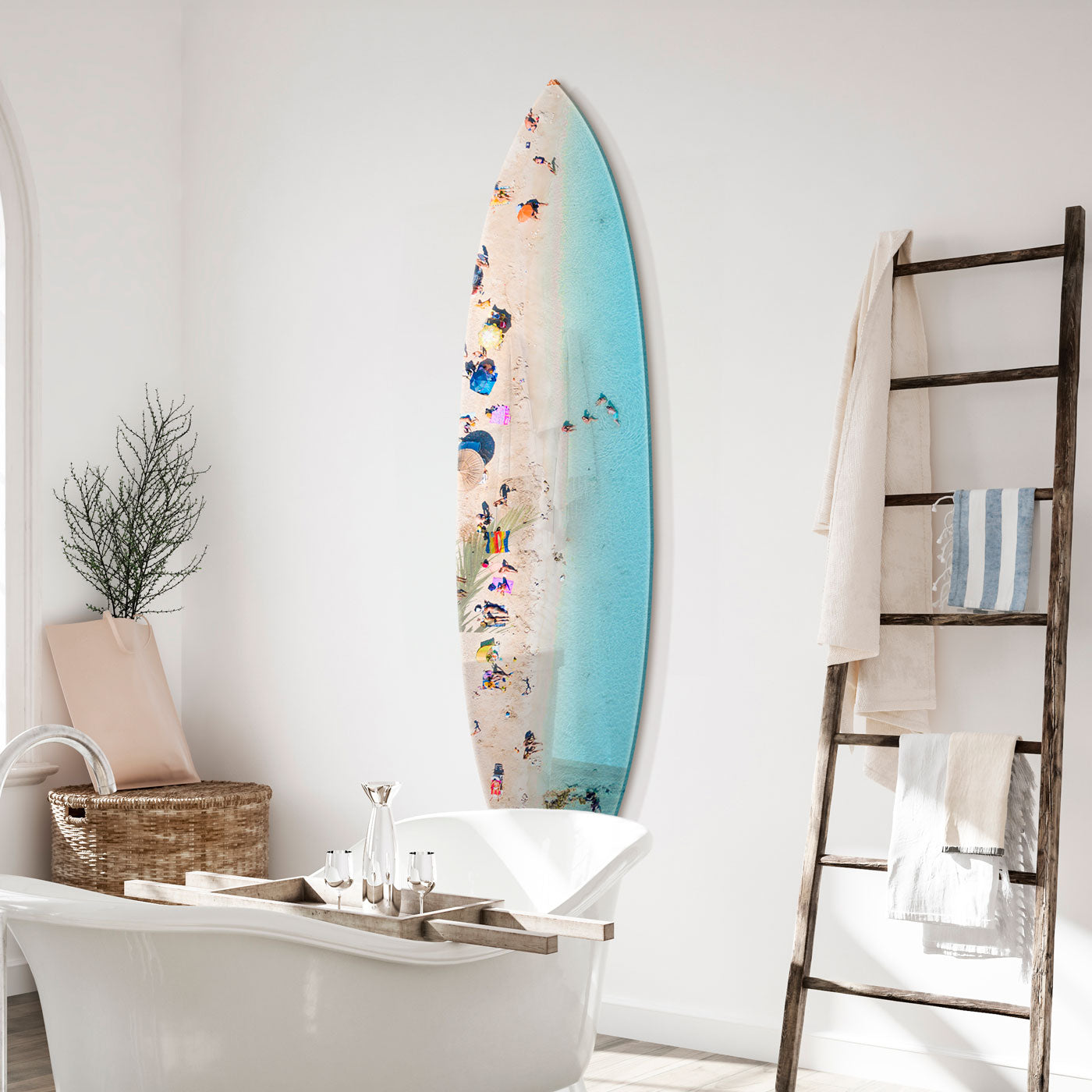 Italian Summer Surfboard | Wall Art by Oliver Gal