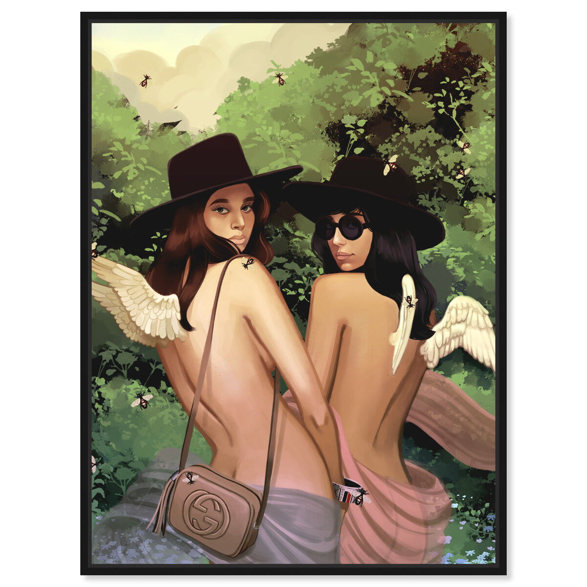 36x54/Framed Canvas/BFL