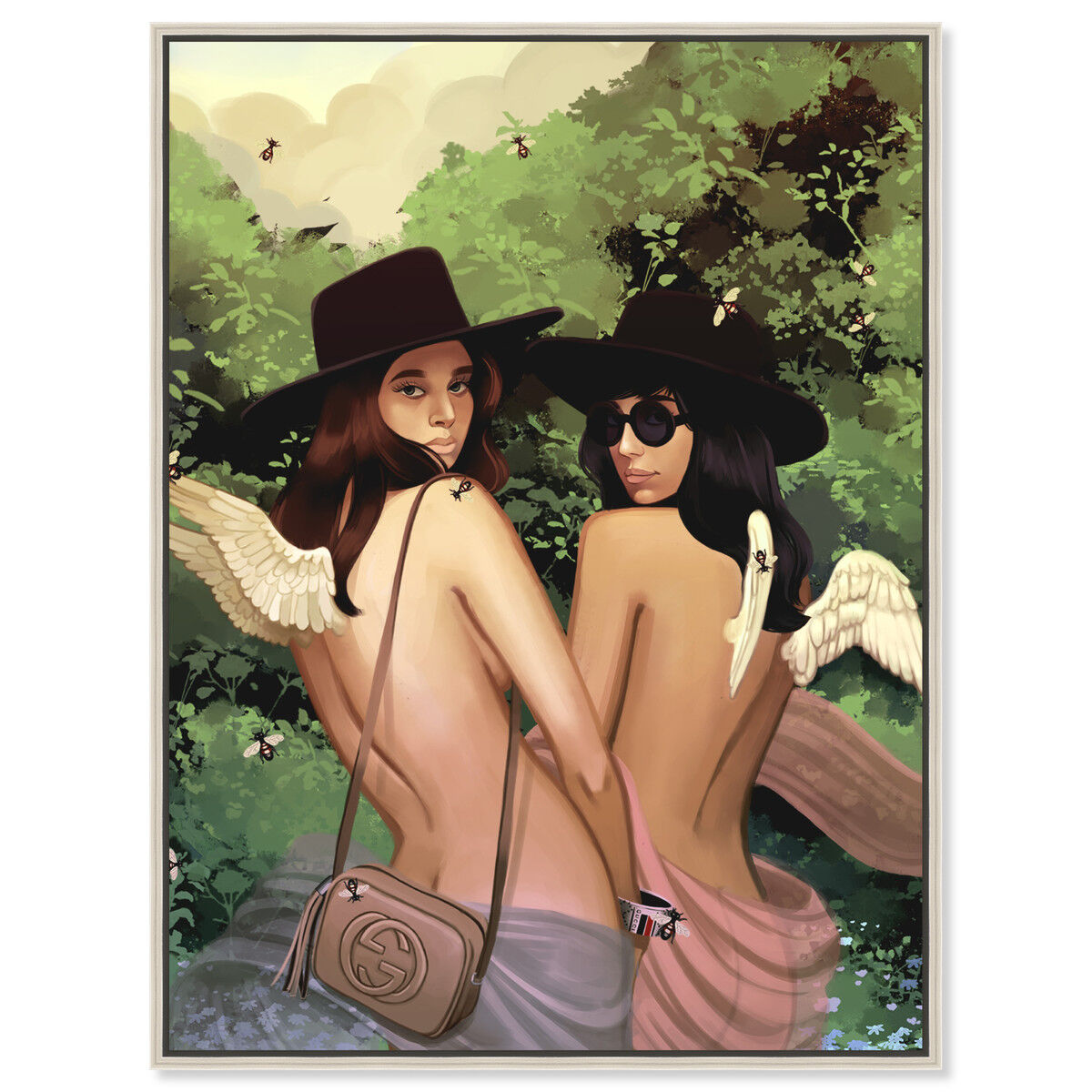 36x54/Framed Canvas/CFL