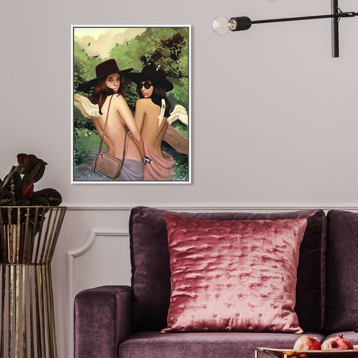 36x54/Framed Canvas/WFL