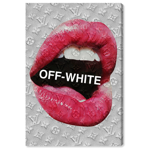 OFF Lips | Wall Art by Oliver Gal