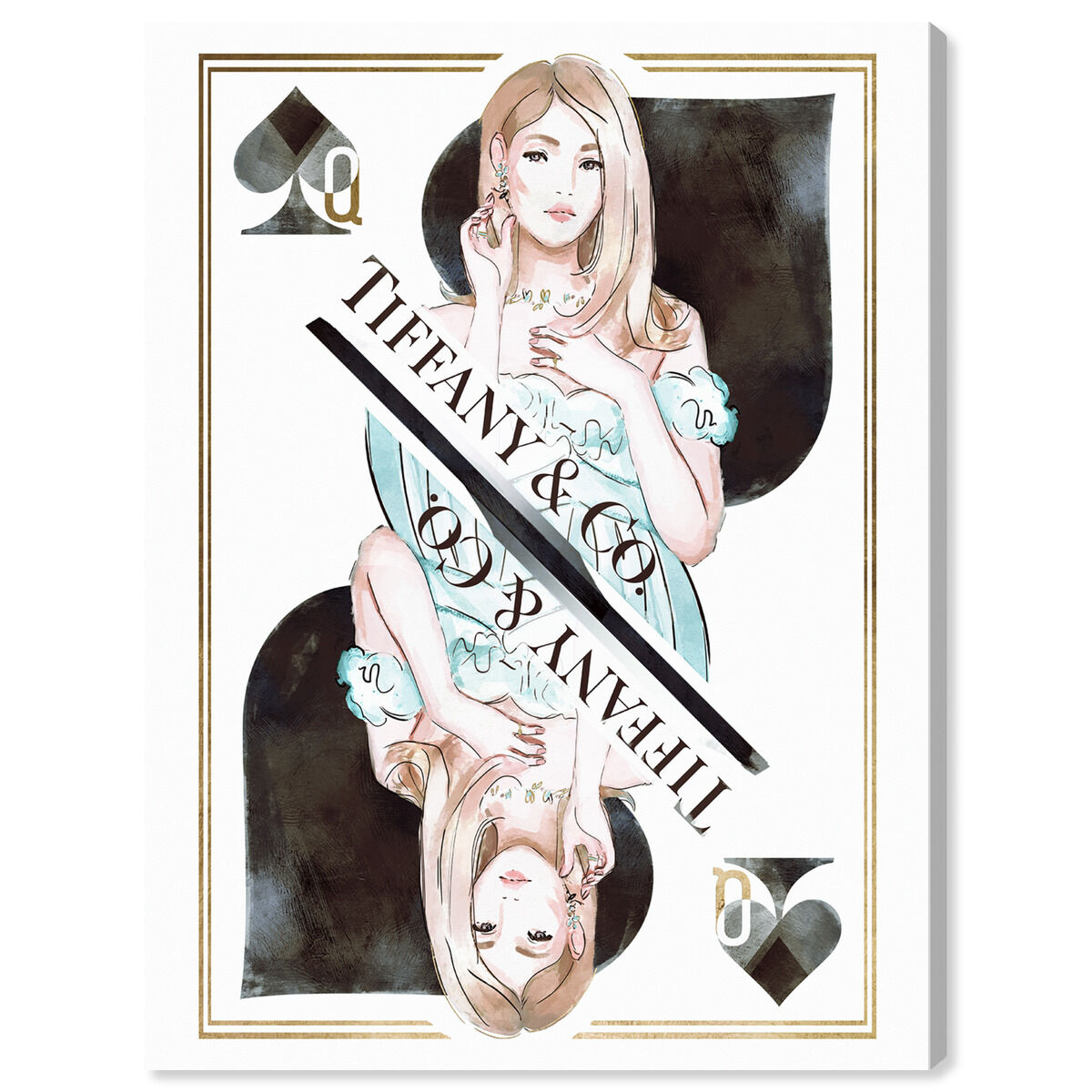 Queen of Spades Precious | Limited Edition Oliver Gal Wall Art