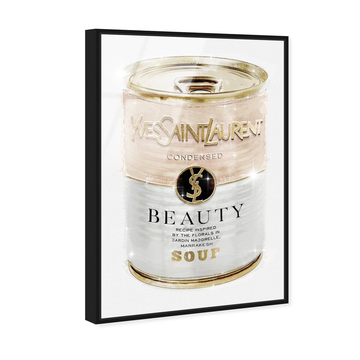 Yves Beauty Soup Can Nude | Fashion Wall Art | Oliver Gal