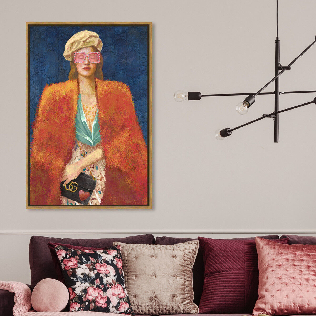 36x54/Framed Canvas/PSGLD