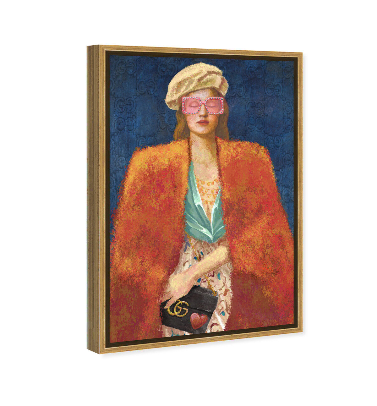 36x54/Framed Canvas/PSGLD