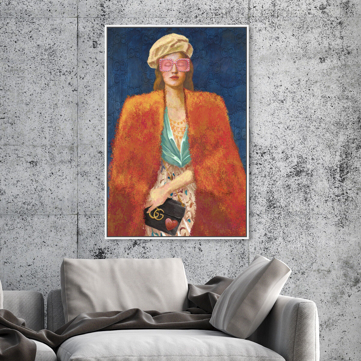 36x54/Framed Canvas/WFL