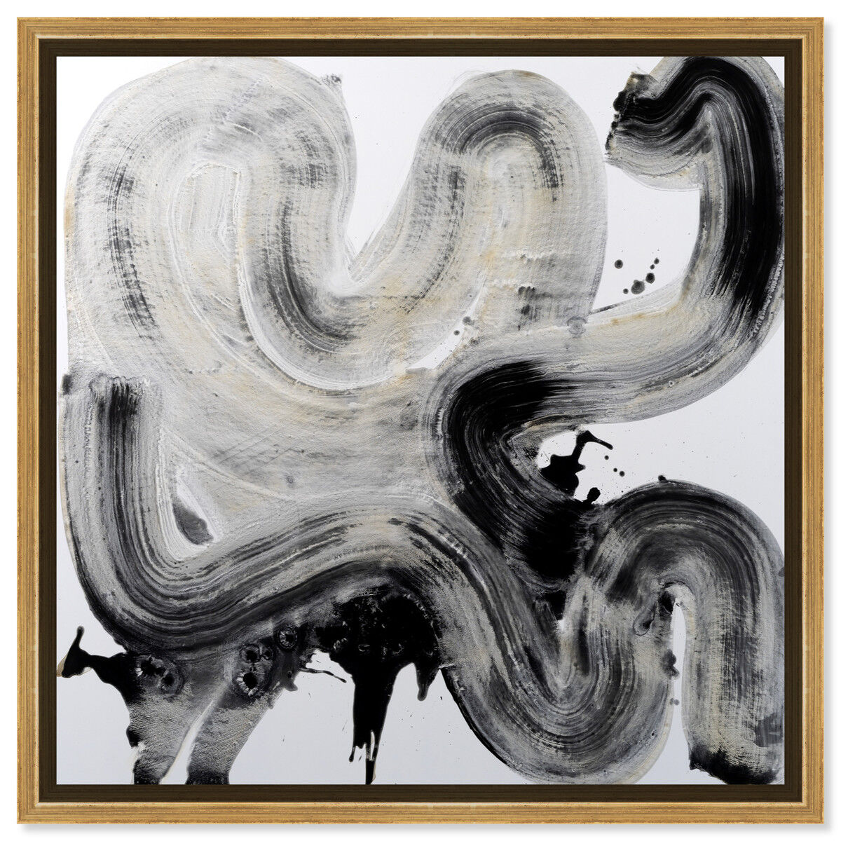 40x40/Framed Canvas/PSGLD