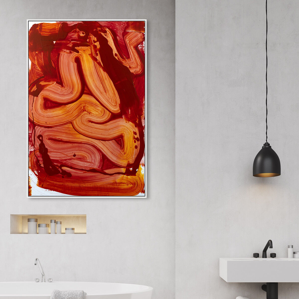 36x54/Framed Canvas/WFL