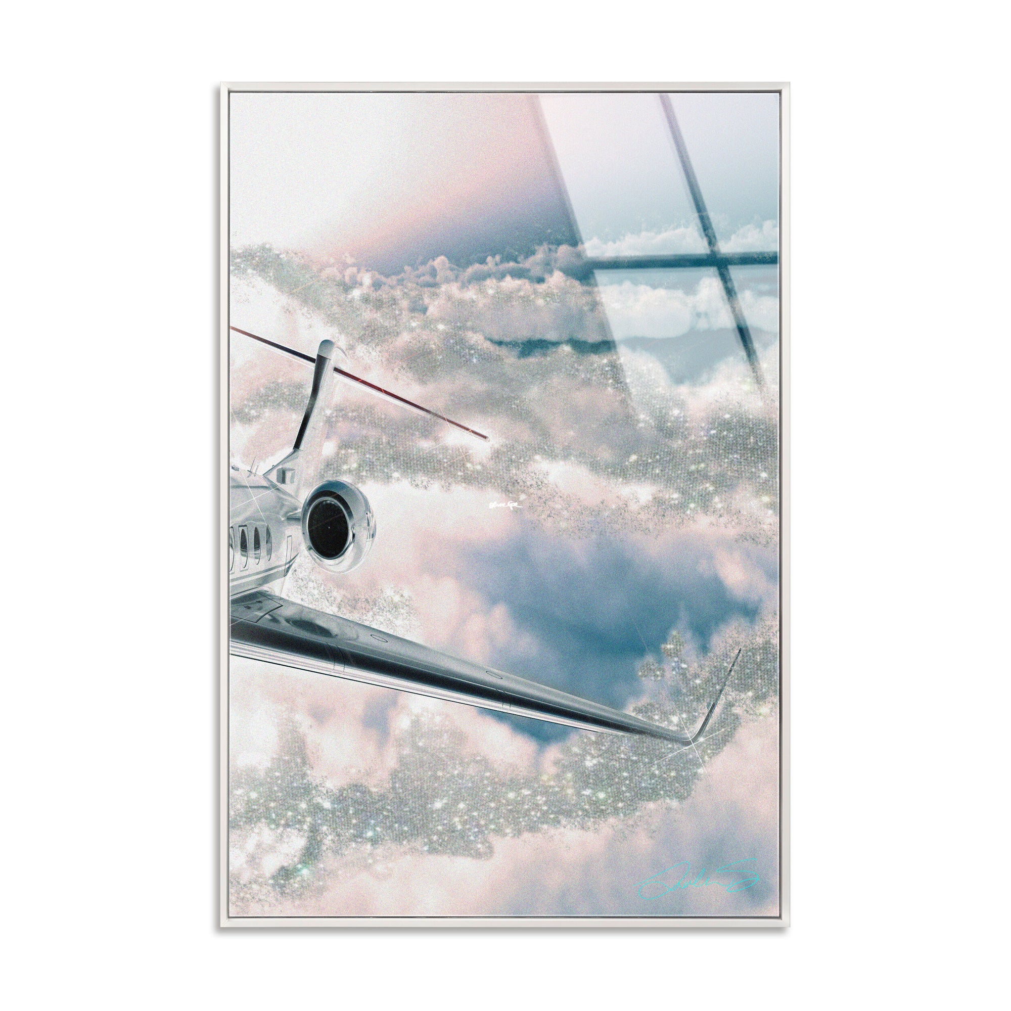 Taking the Jet Up - Framed Acrylic Art