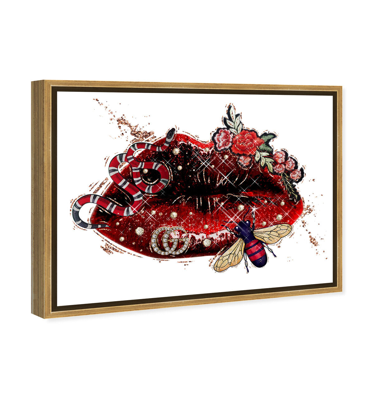 54x36/Framed Canvas/PSGLD