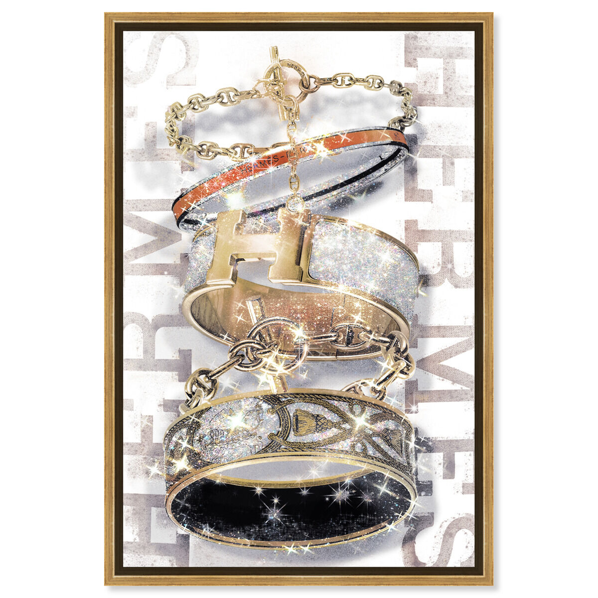 36x54/Framed Canvas/PSGLD