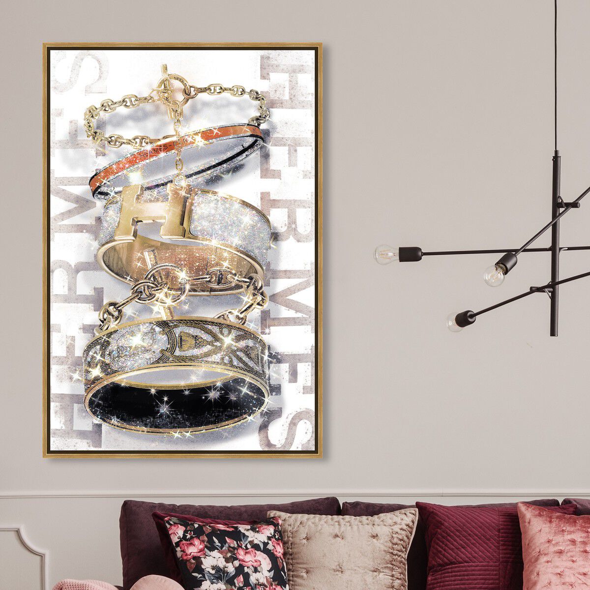 36x54/Framed Canvas/PSGLD