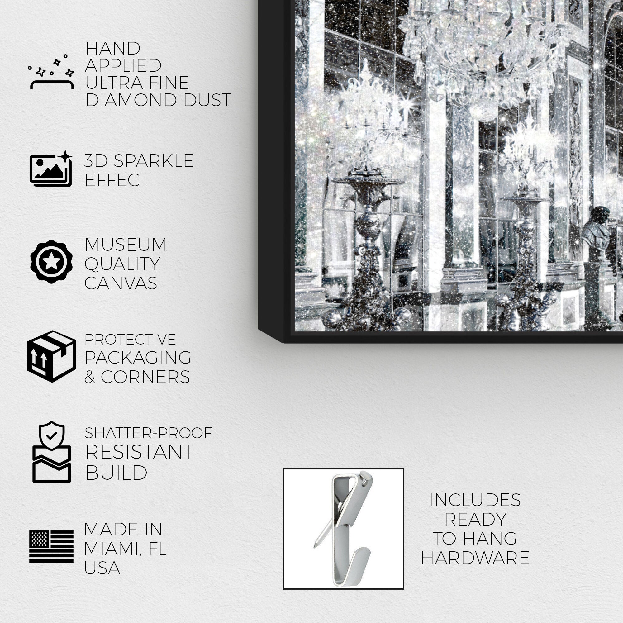 Barroque Mirrors: Diamond Dust™