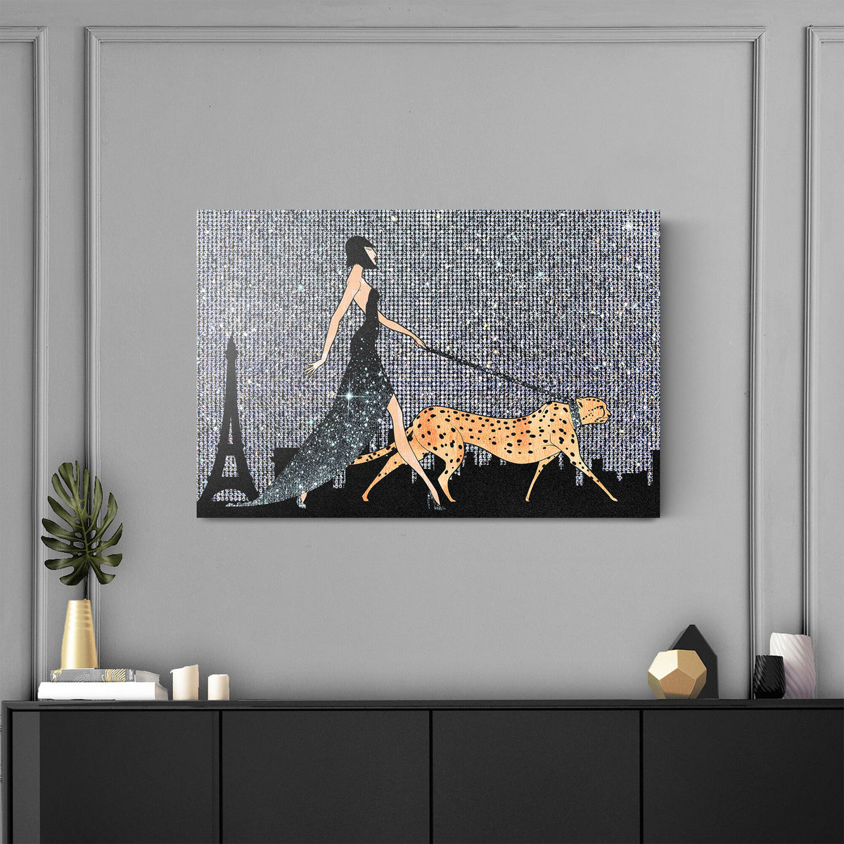 Own the Street of Diamonds | Wall Art Decor with Fine Diamond Dust