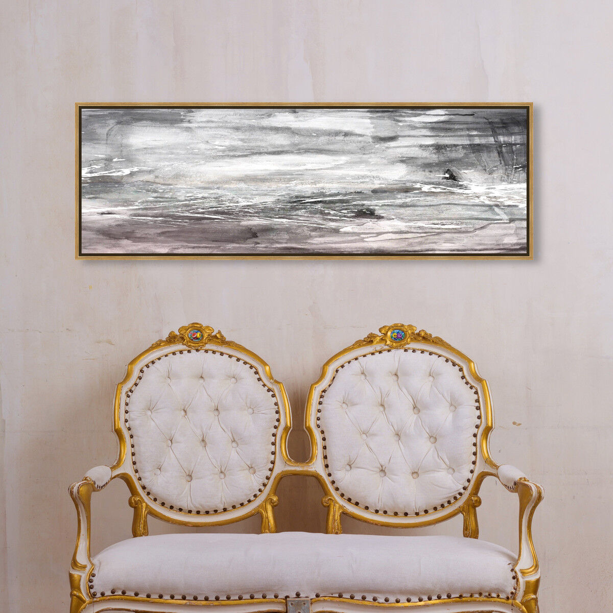 54x20/Framed Canvas/PSGLD