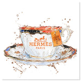 Orange Caramel Tea Cup