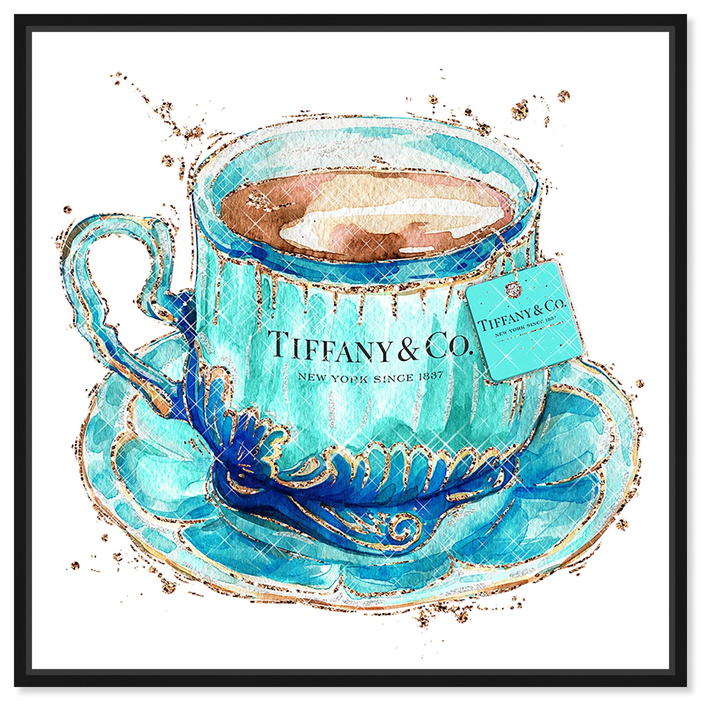 Aqua Tea Cup