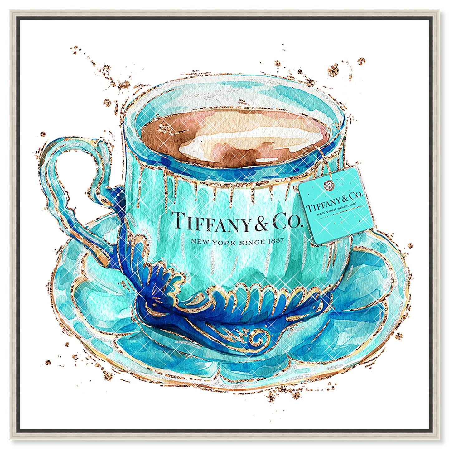 Aqua Tea Cup