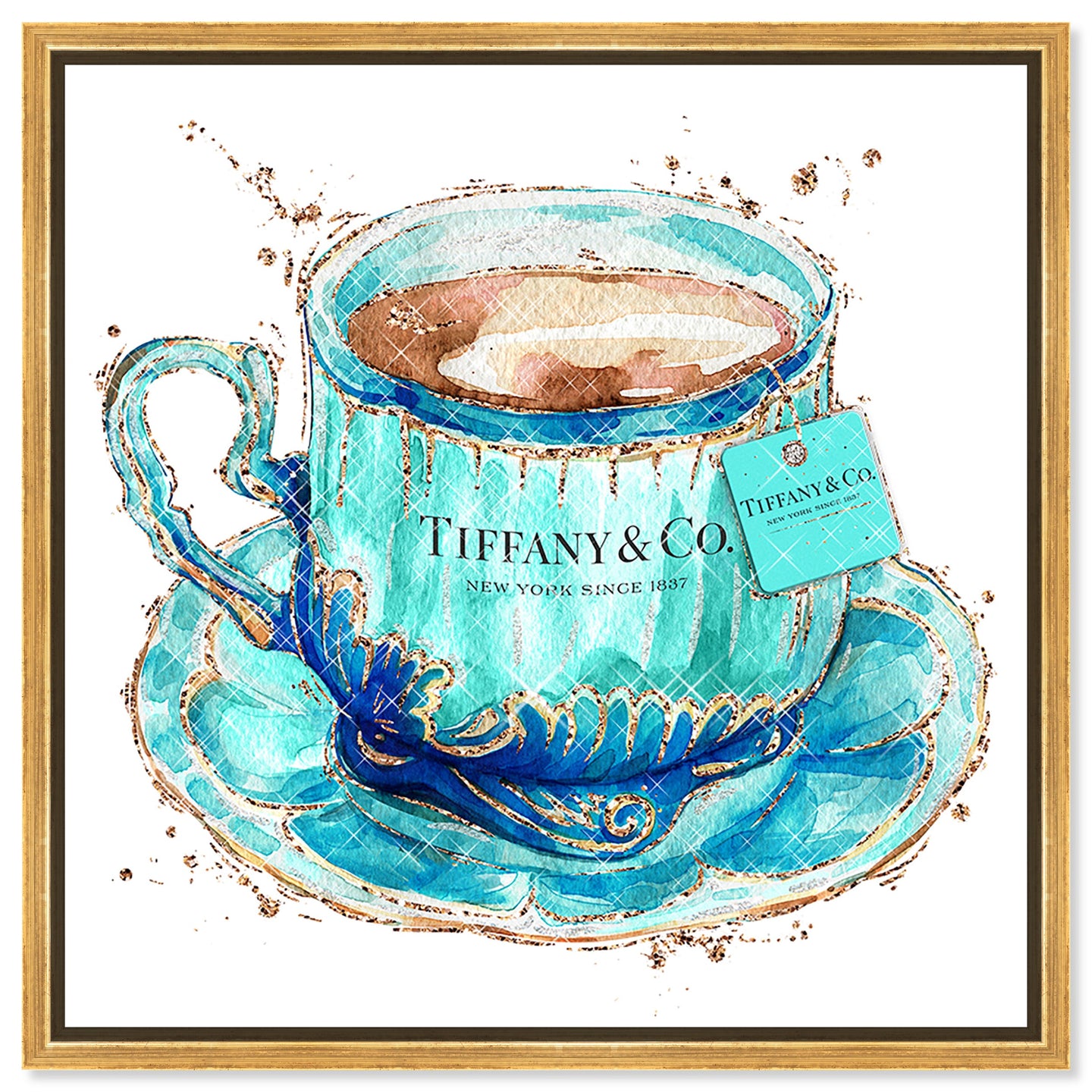 Aqua Tea Cup