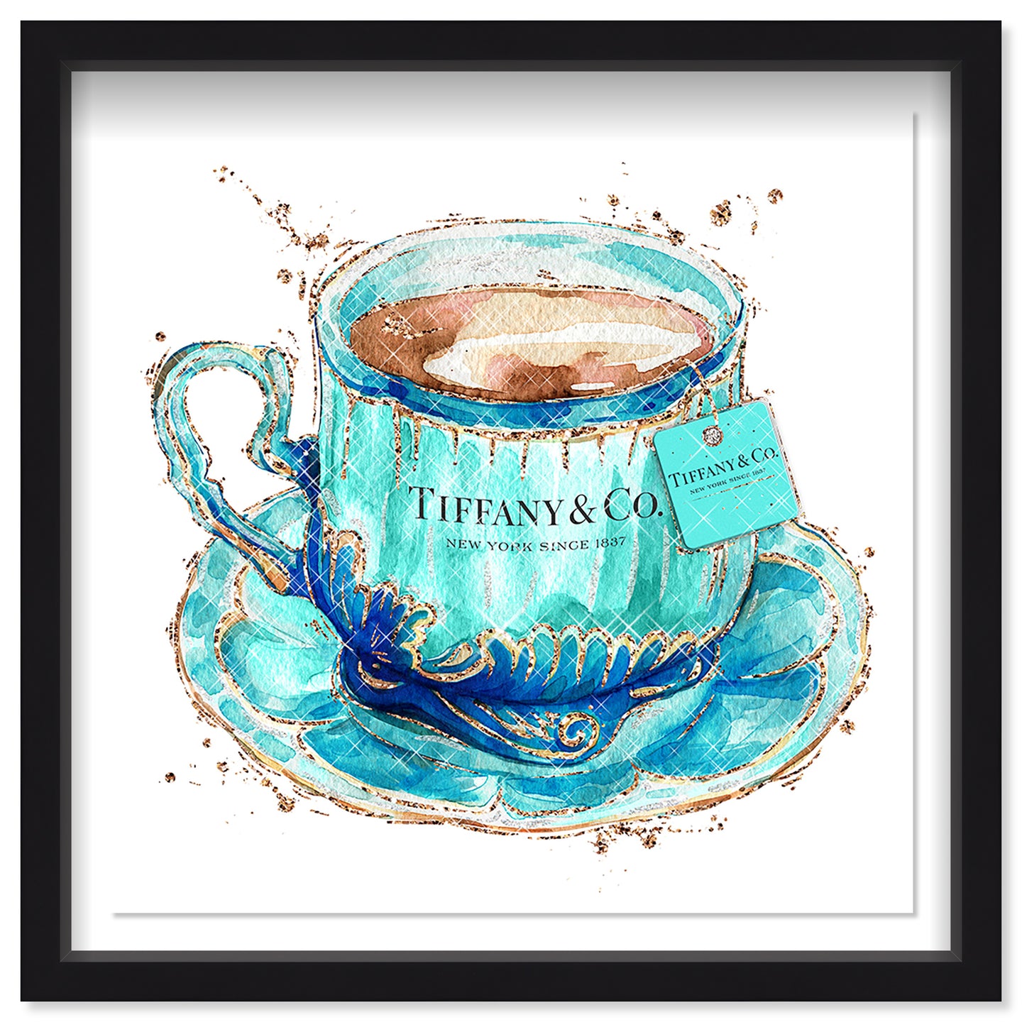 Aqua Tea Cup