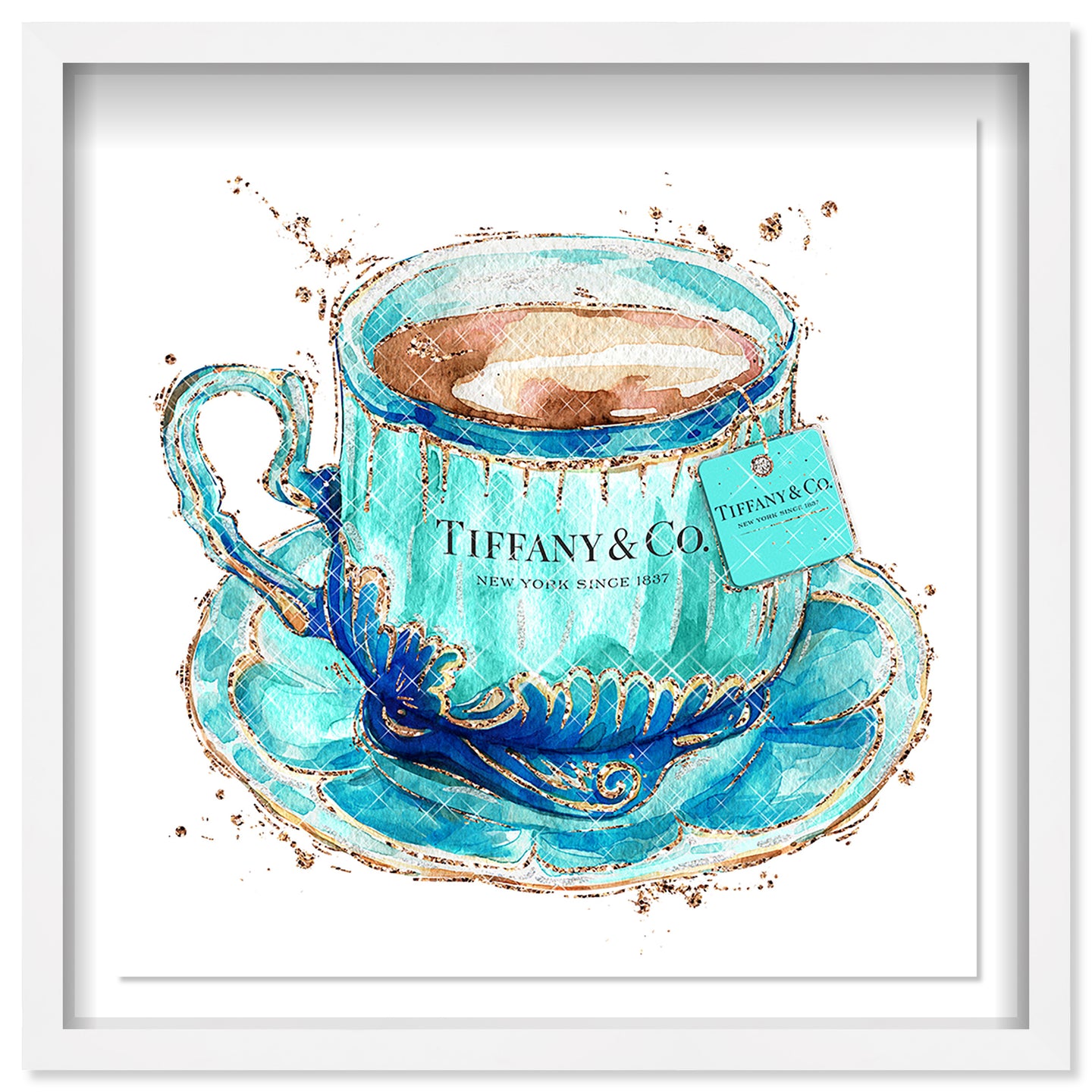 Aqua Tea Cup