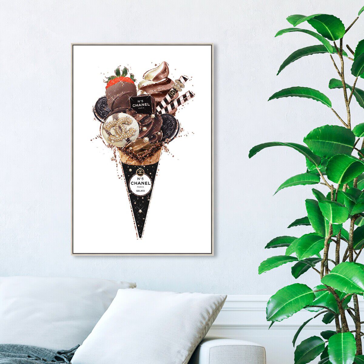 36x54/Framed Canvas/CFL