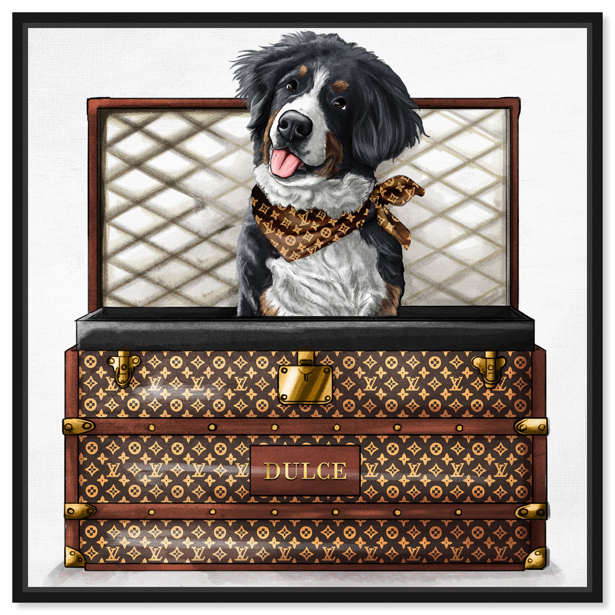 Luxury Traveler - Custom Pet Portrait