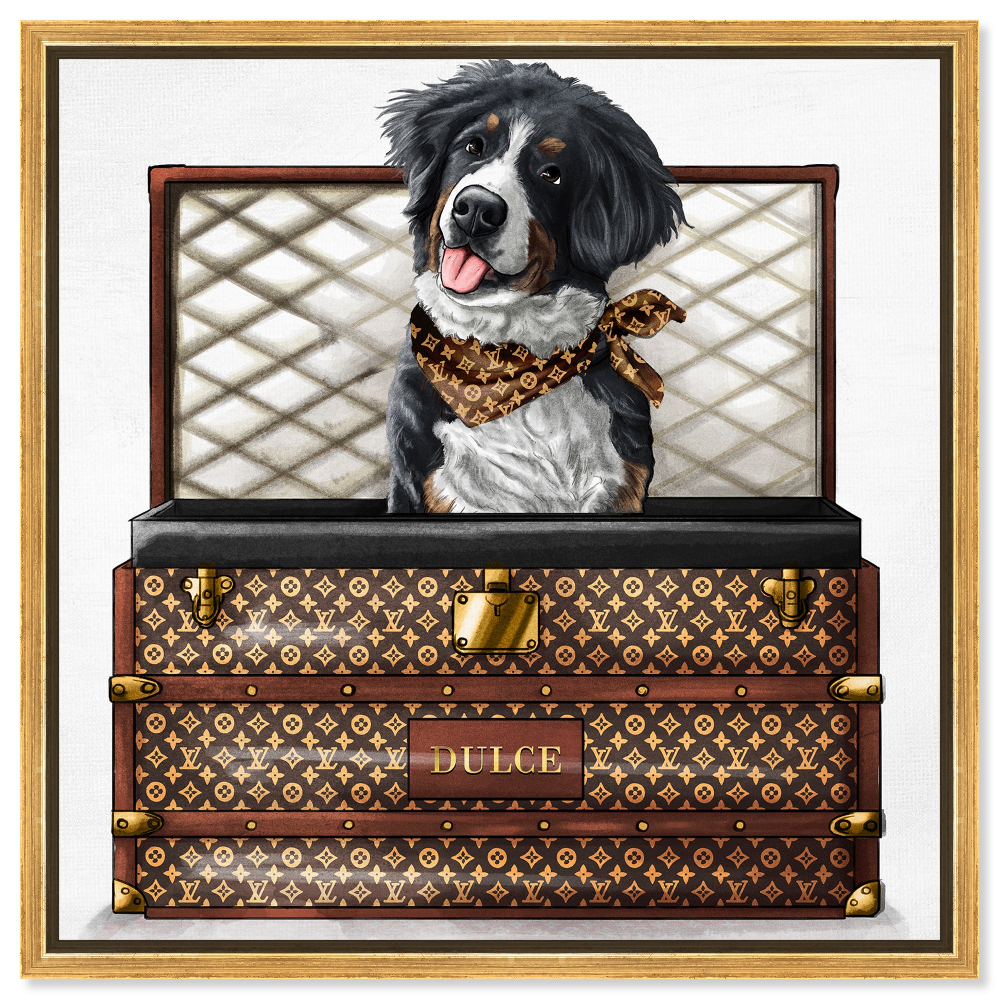 Luxury Traveler - Custom Pet Portrait