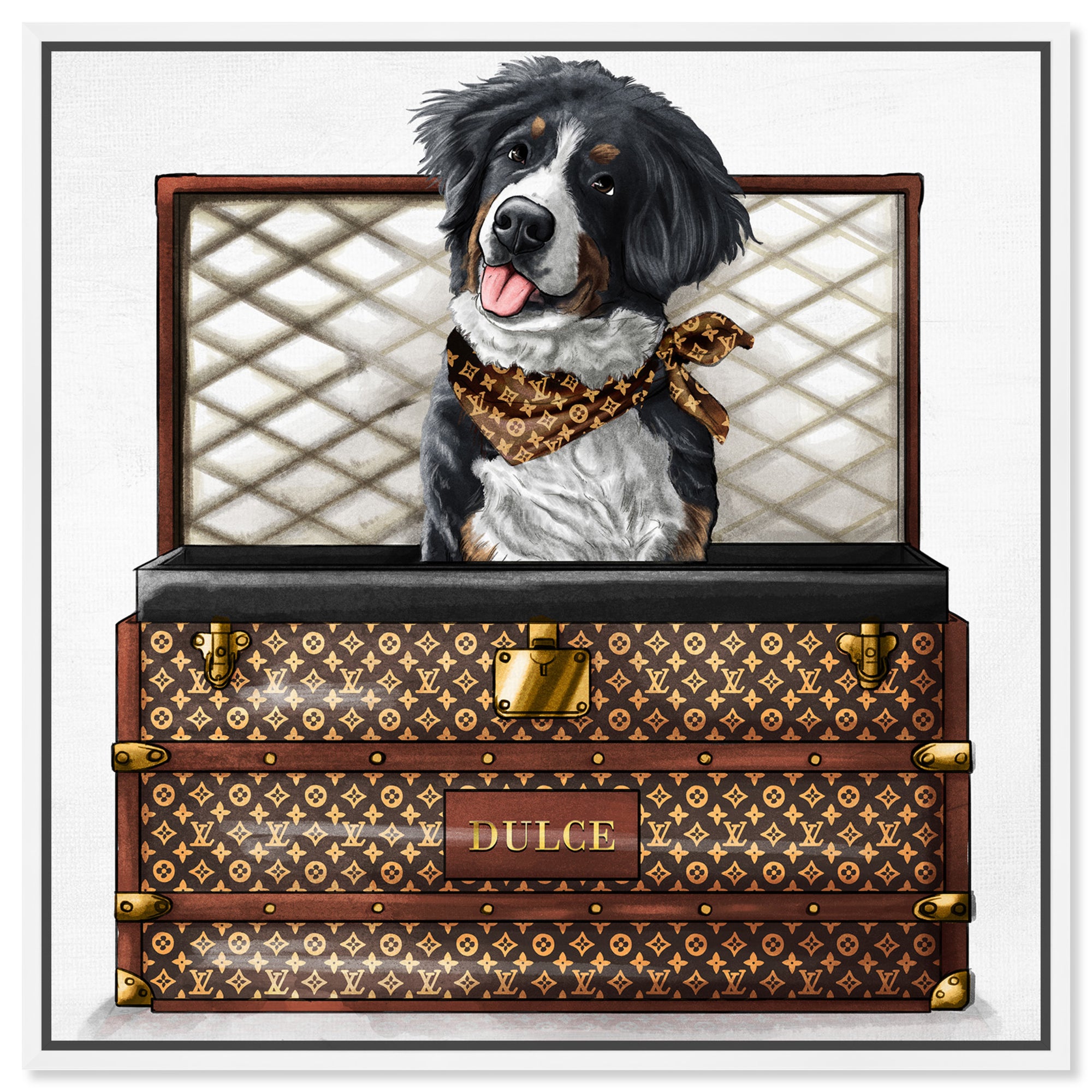 Luxury Traveler - Custom Pet Portrait