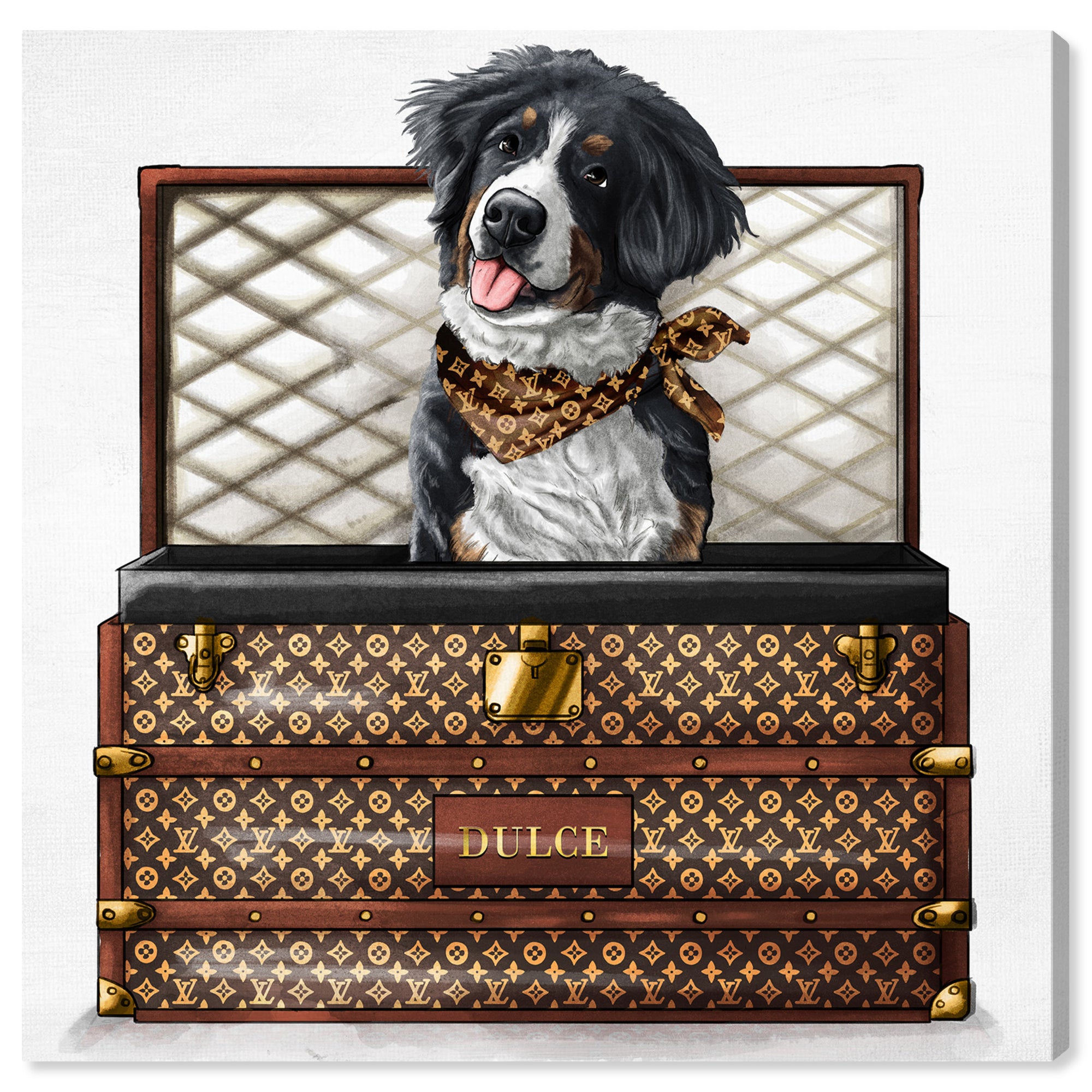 Luxury Traveler - Custom Pet Portrait