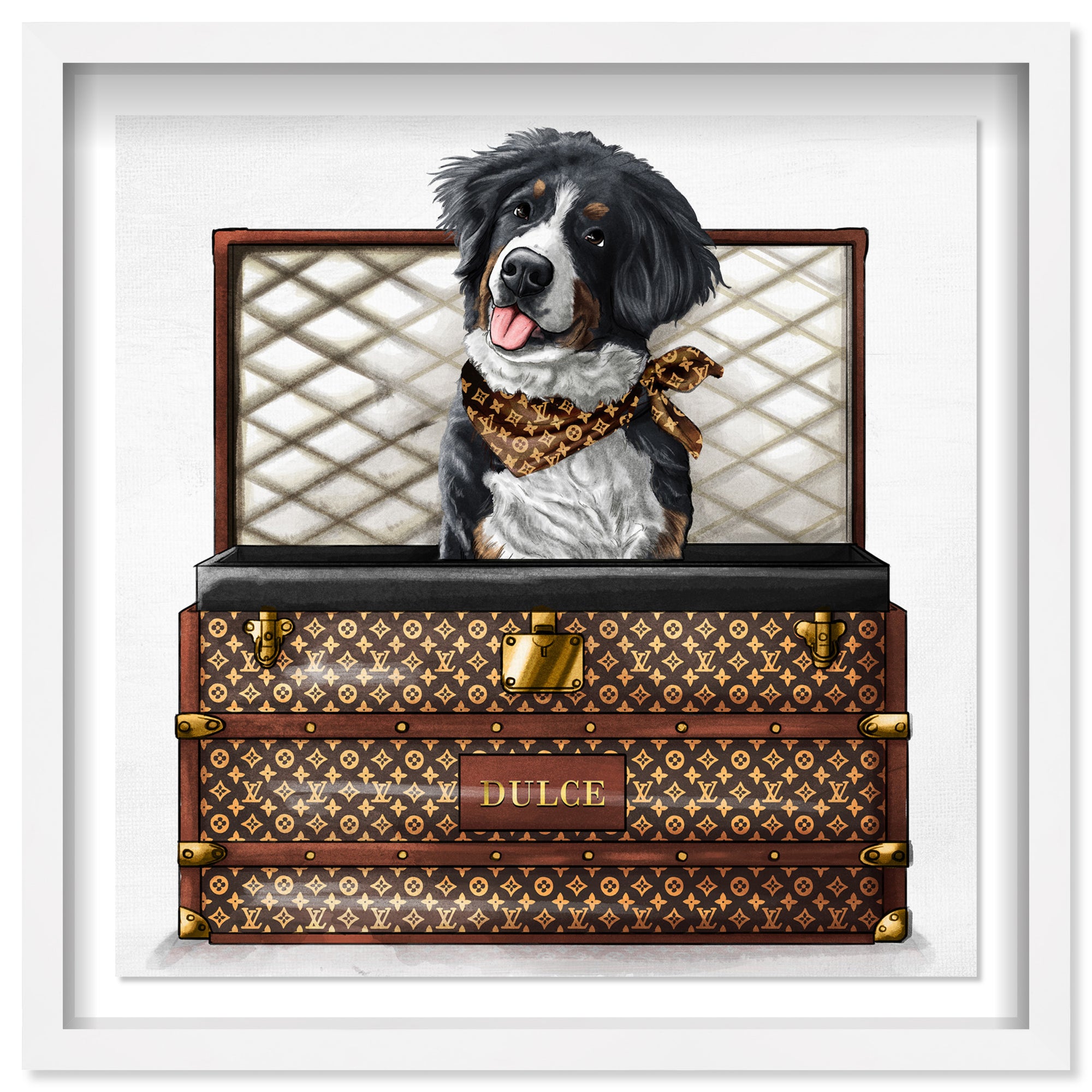 Luxury Traveler - Custom Pet Portrait