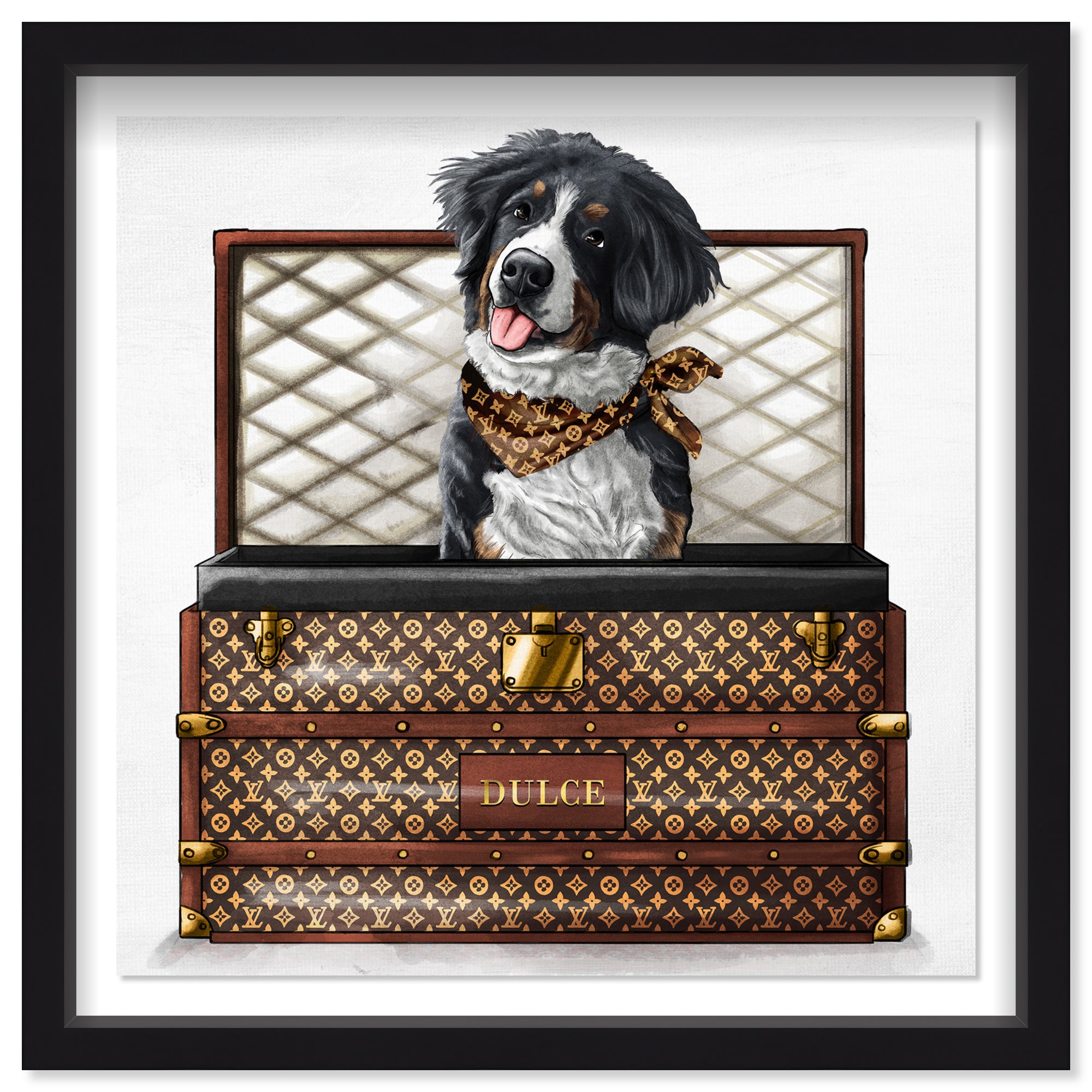 Luxury Traveler - Custom Pet Portrait