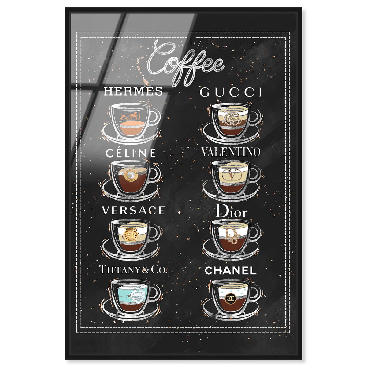 Fashion Coffee Choices Canvas