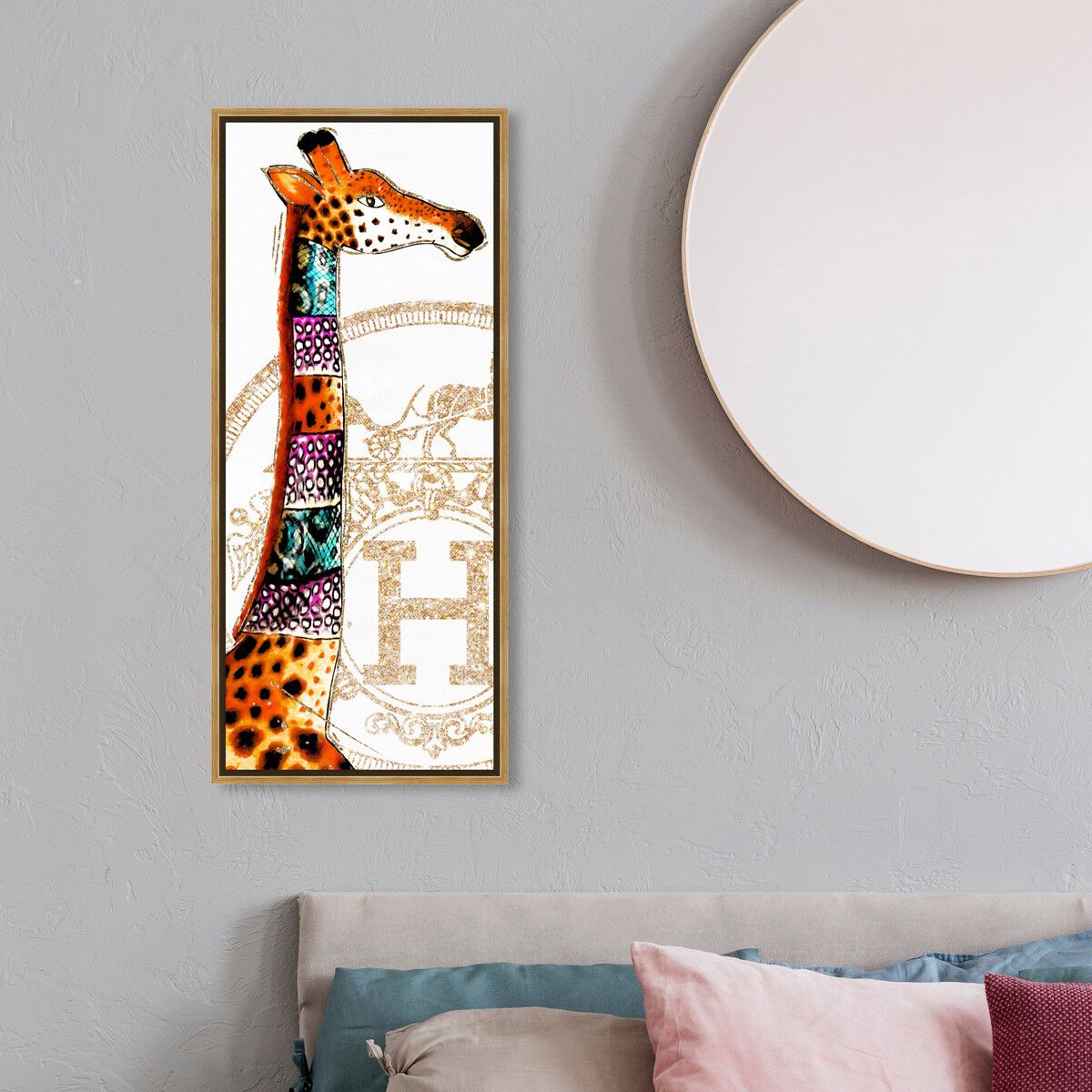 36x16/Framed Canvas/PSGLD
