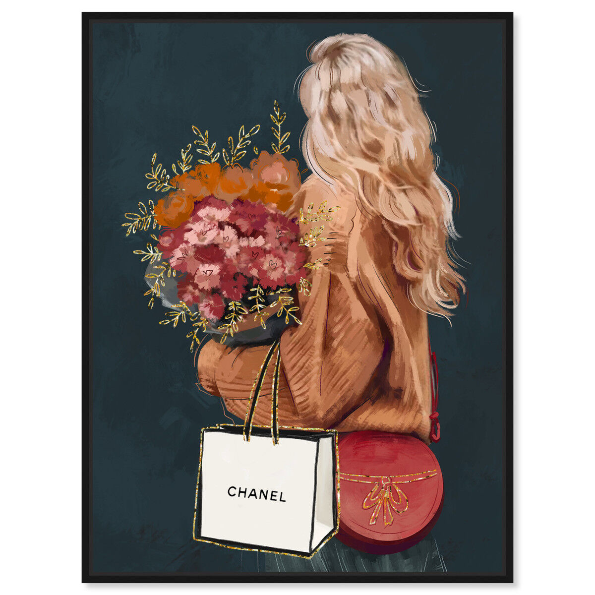 36x54/Framed Canvas/BFL