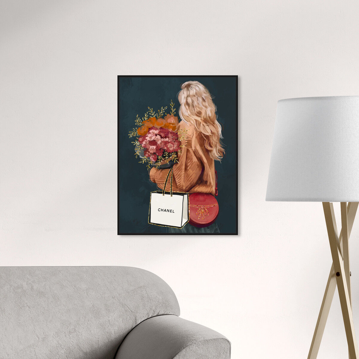 36x54/Framed Canvas/BFL