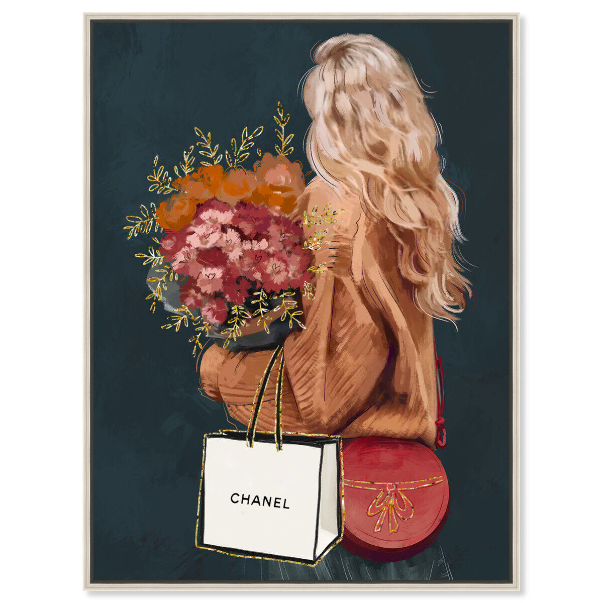 36x54/Framed Canvas/CFL