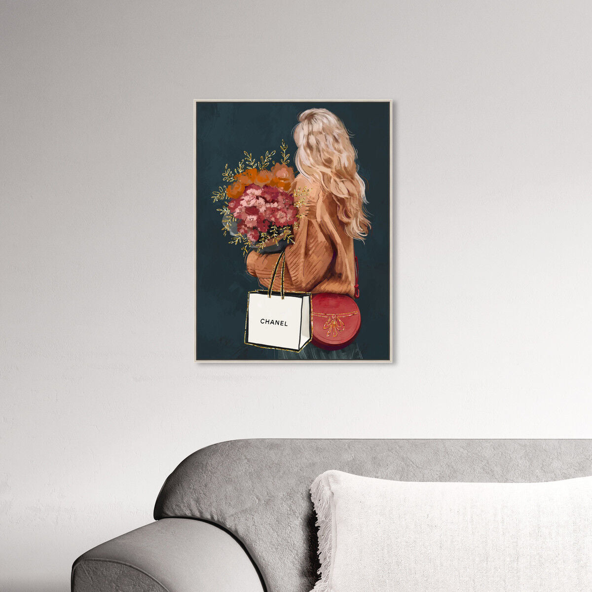 36x54/Framed Canvas/CFL