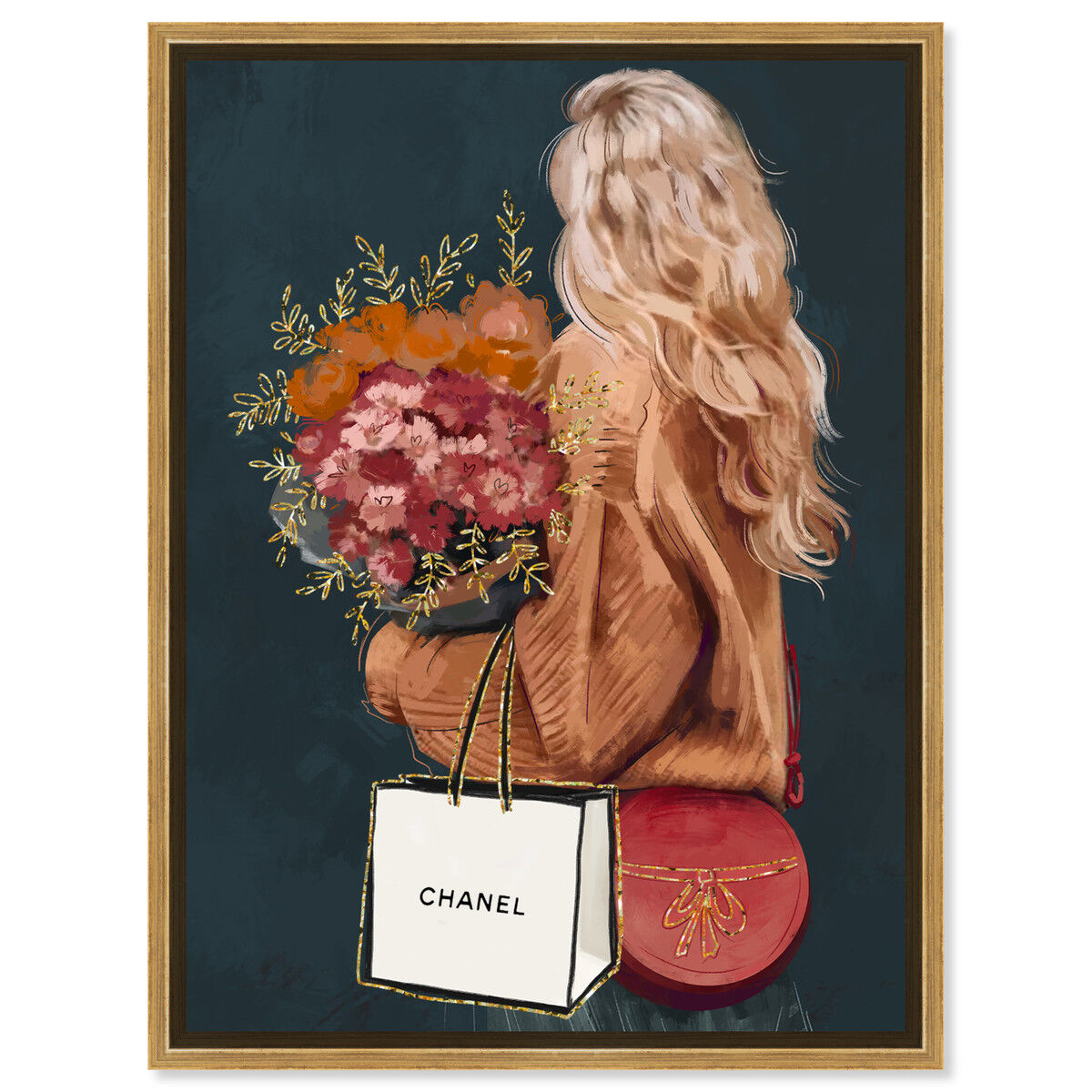 36x54/Framed Canvas/PSGLD
