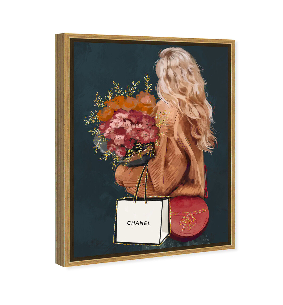 36x54/Framed Canvas/PSGLD