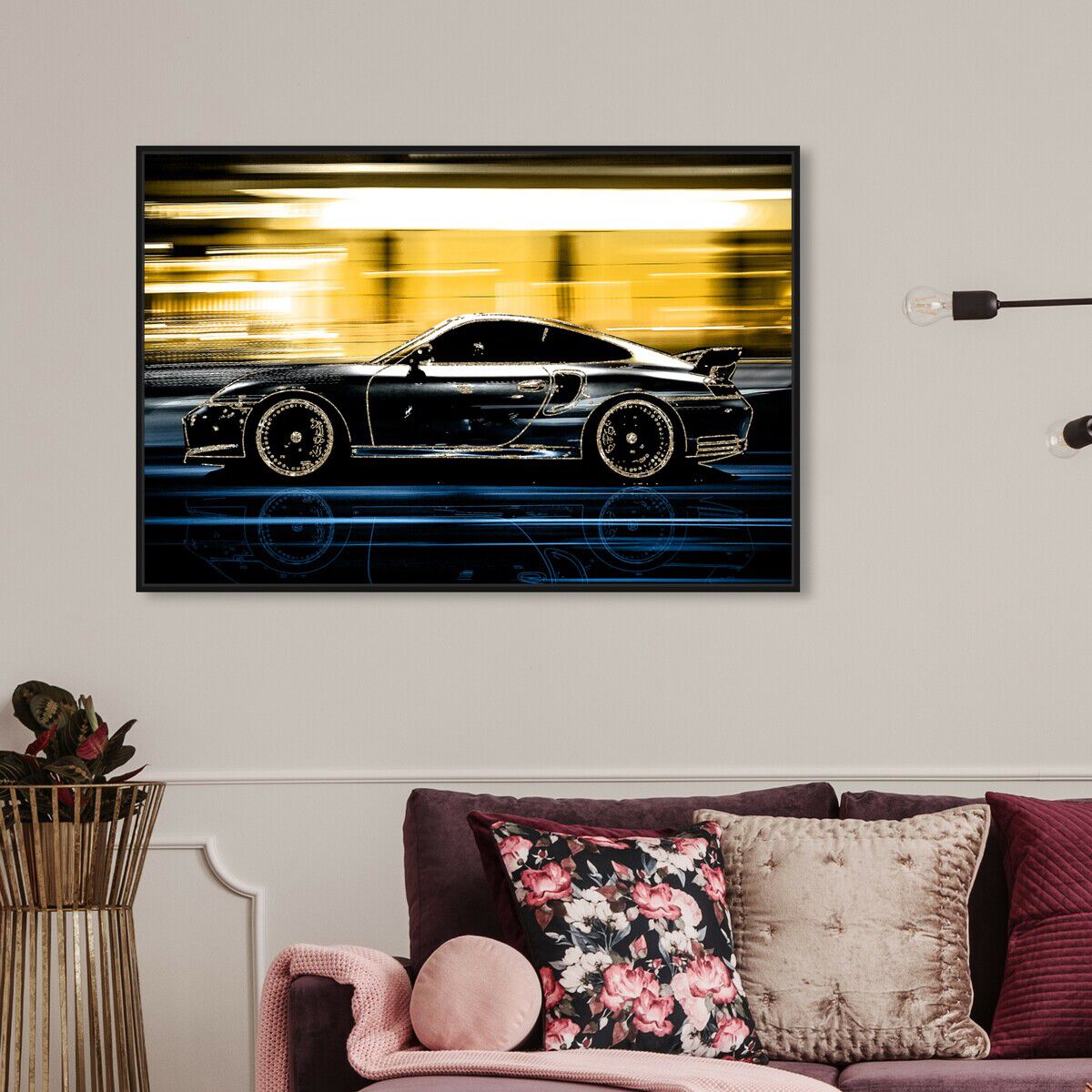 54x36/Framed Canvas/BFL