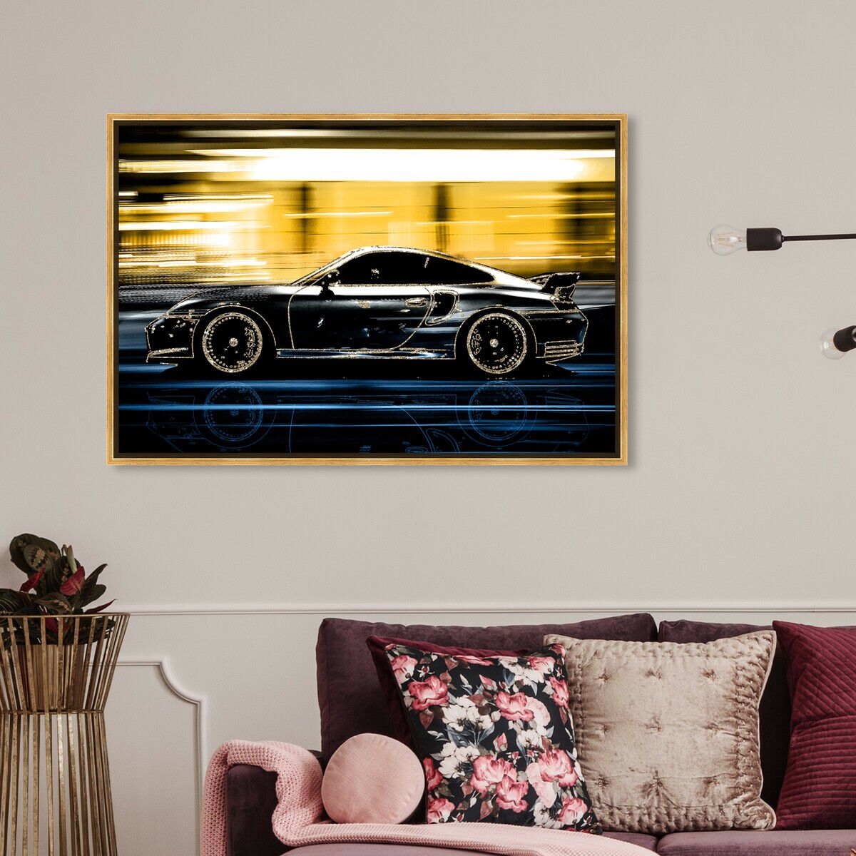 54x36/Framed Canvas/PSGLD