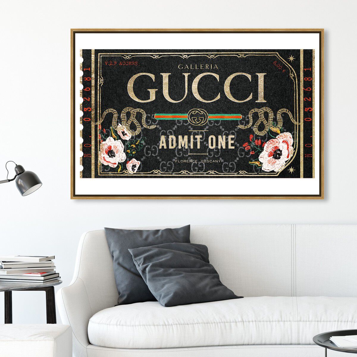 54x36/Framed Canvas/PSGLD