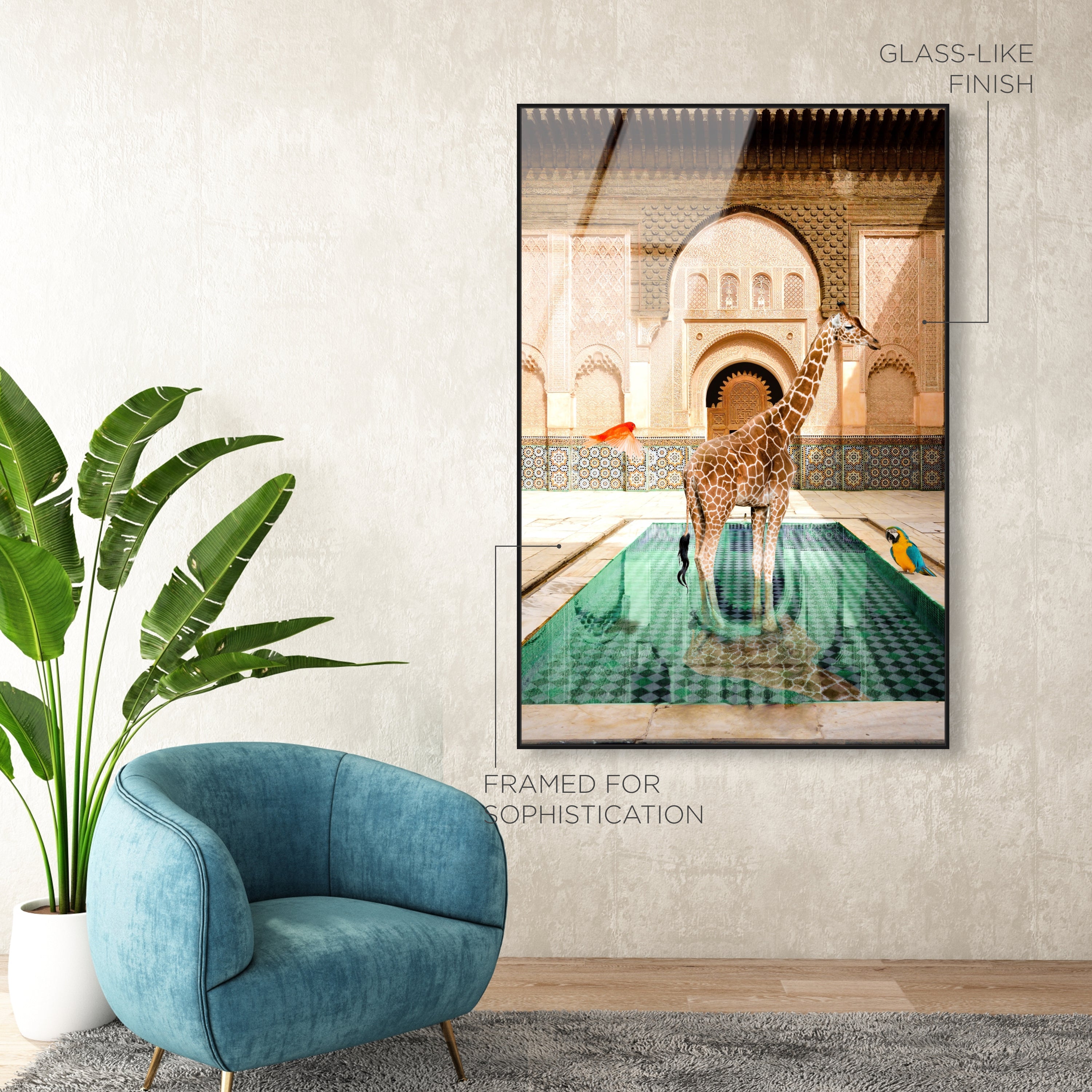 Animal Bath | Animals Wall Art by The Oliver Gal